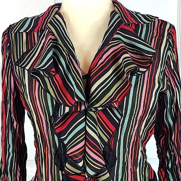 SLB Ruffle Front Blouse - Picture 2 of 13